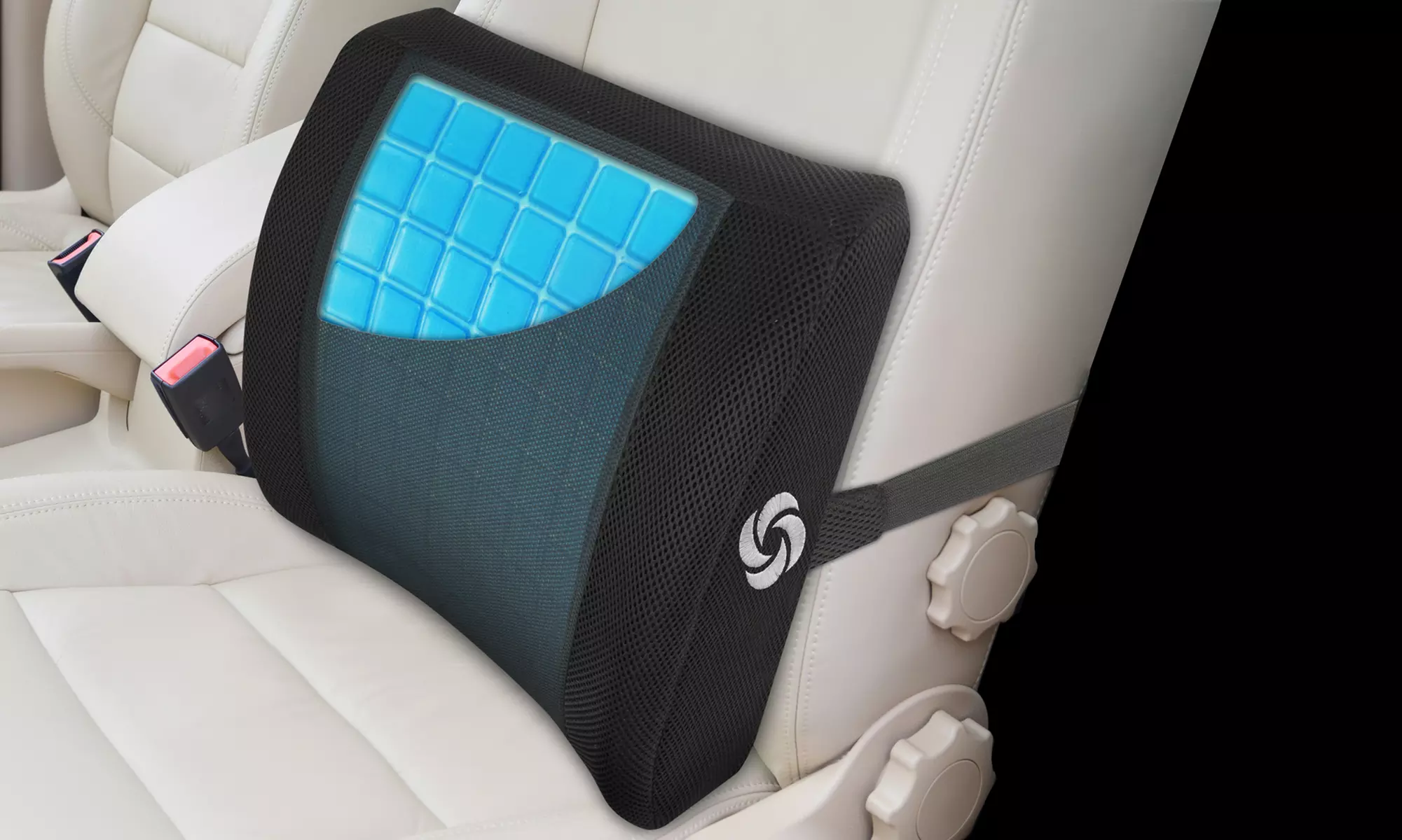 Samsonite Lumbar Support Memory Foam and Cooling Gel Car Seat Cushion - Primary Image