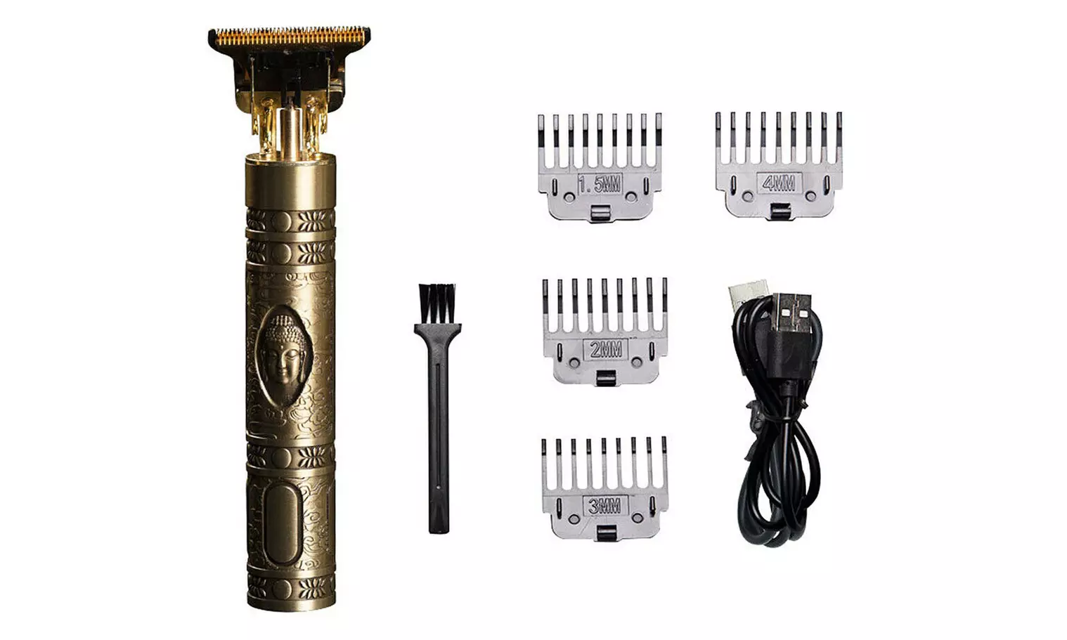US Cordless USB Professional Hair Clippers Cutting Beard Trimmer Shaving Machine