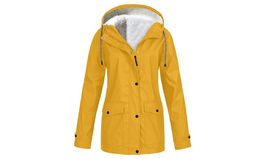 Image 4: Women's Hooded Waterproof Coat