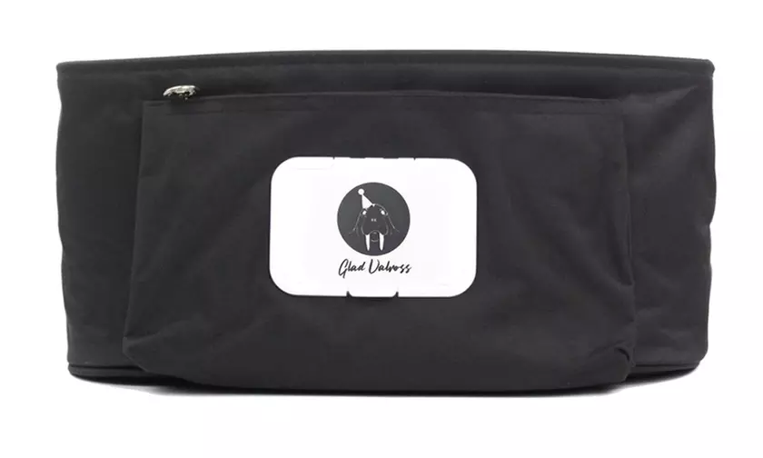 Baby Pushchair Organiser with Easy-Access Wipes Dispenser
