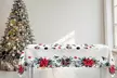 Mantel de algodón con impresión digital con motivos navideños - Second Medium