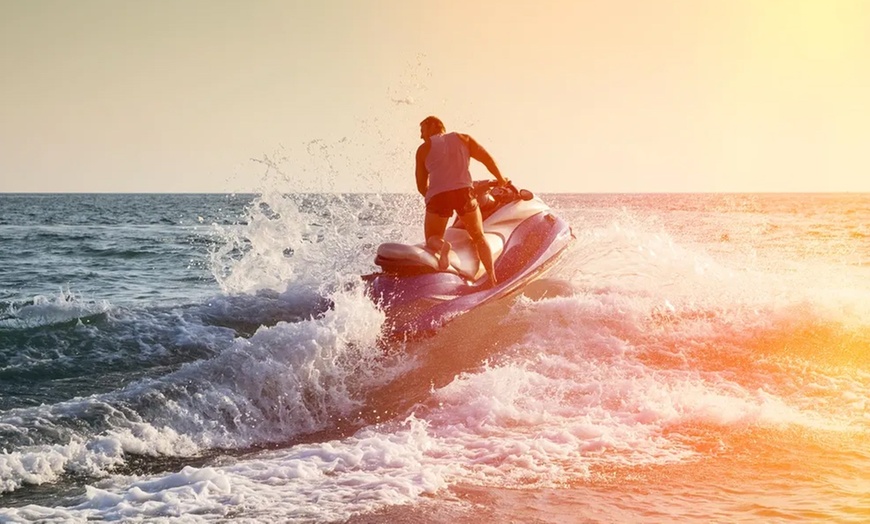Image 2: Tandem or Regular Jet Ski Rental + Optional Photo & Video Package 