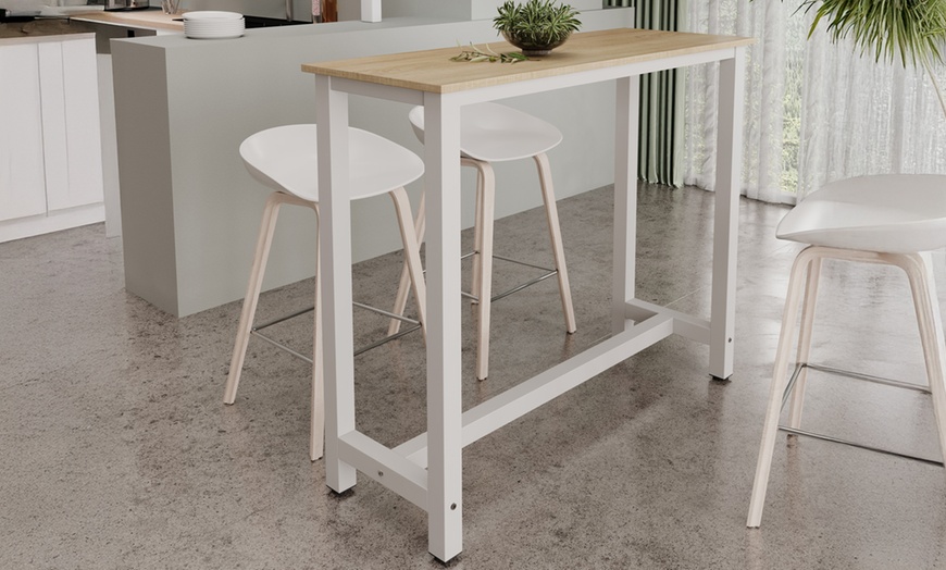 Image 7: Tavolo alto stile bar