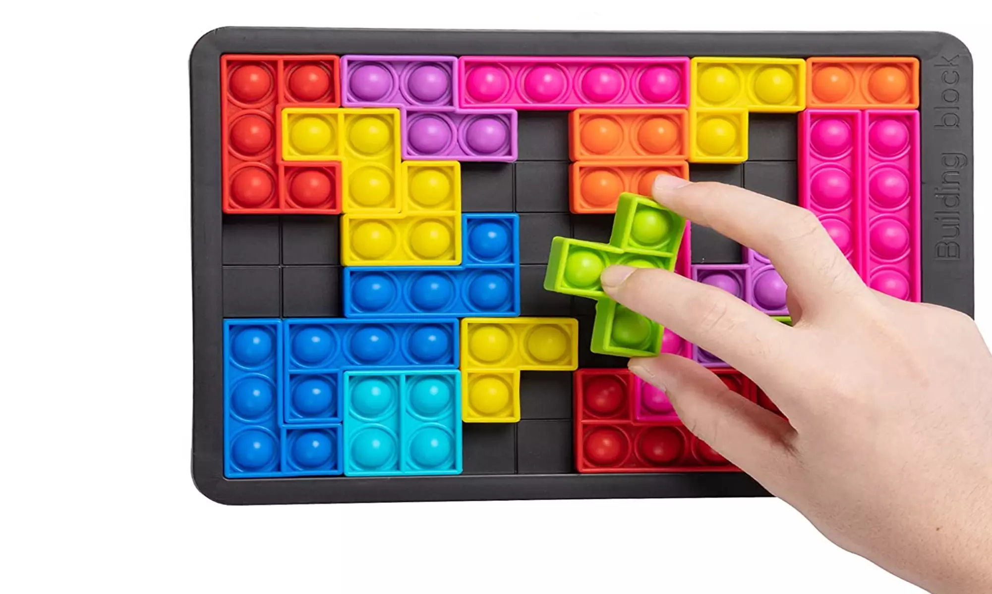 27pc Jigsaw Puzzle Game Pop Push It Bubble Sensory Fidget Toys 