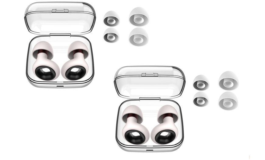 Image 2: Two Pairs of Soft Silicone Ear Plugs