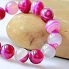 Image 1: One or Two Pink Agathe Bracelets