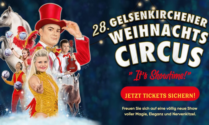Image 1: Sitzplatz-Ticket für den Gelsenkirchener Weihnachtscircus