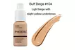 Phoera Foundation Makeup Full Coverage Liquid Base Brighten Long Lasting Shade - Second Medium