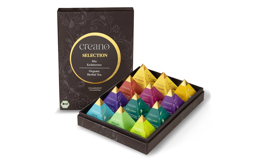 Image 4: Creano Geschenk-Box „Kräuter-Gewürz-Tee“ Pyramiden (bis zu 1,17€/Stk.)