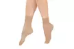 Nylon Spandex Sheer Anklet Stocking with Lace (6-Pack) - Second Medium