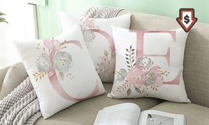 Pink Letter Pillow Cushion Cover