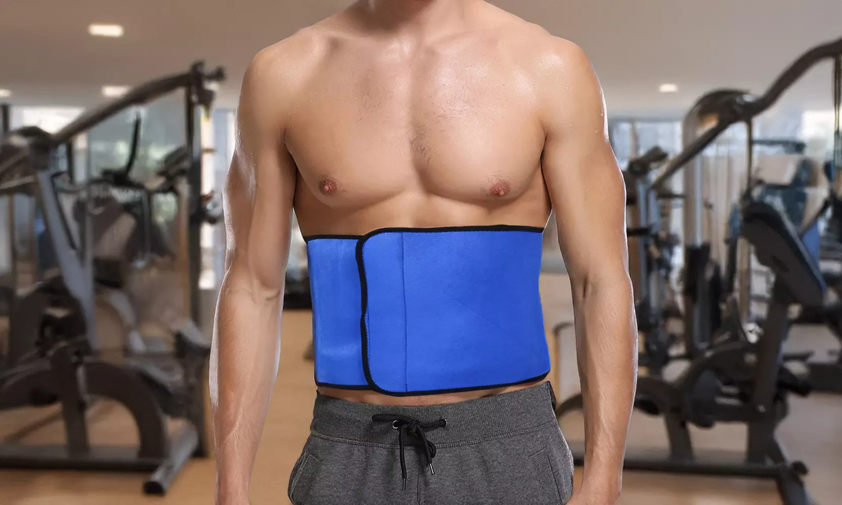 Unisex Waist Trimmer Slimming Body Wrap and Belly Fat Burner Belt
