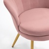 Image 4: Fluwelen schelp fauteuil