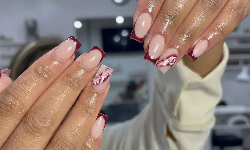 Nail Makeover: Gel Polish Manicure or Full Acrylic Set w/ Design/More