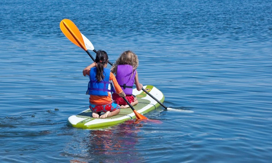Image 2: Enjoy a Two Hour Paddleboard Rental For Up to Four People  