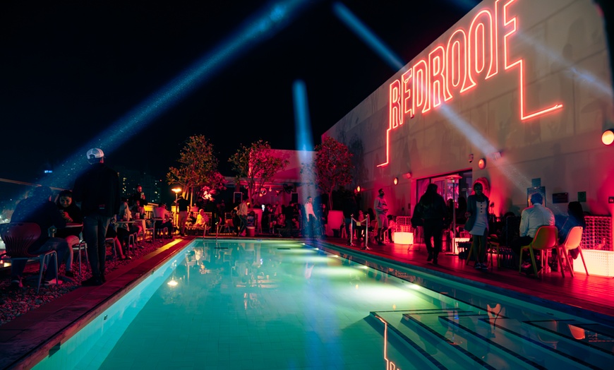 Image 1: Poolside Escape with Rooftop Views, F&B Credit & Live DJ Entertainment