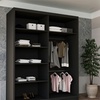Image 3: Slidingwardrobe4u Bali Sliding Wardrobe with Curved Mirror