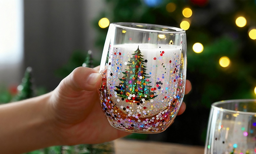 Image 4: Christmas Tree Glass Cups