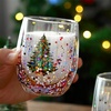 Image 4: Christmas Tree Glass Cups