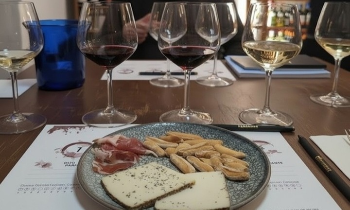 Cata de 4 vinos con maridaje de tapas para 1, 2 o 4 personas