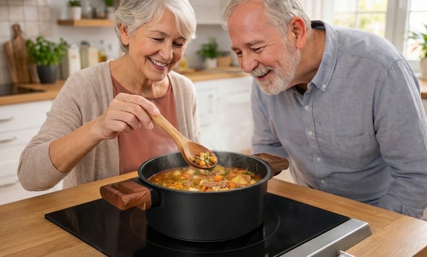 Image 16: Cocotte avec couvercle, batterie de cuisine de 6 ou 13 pièces