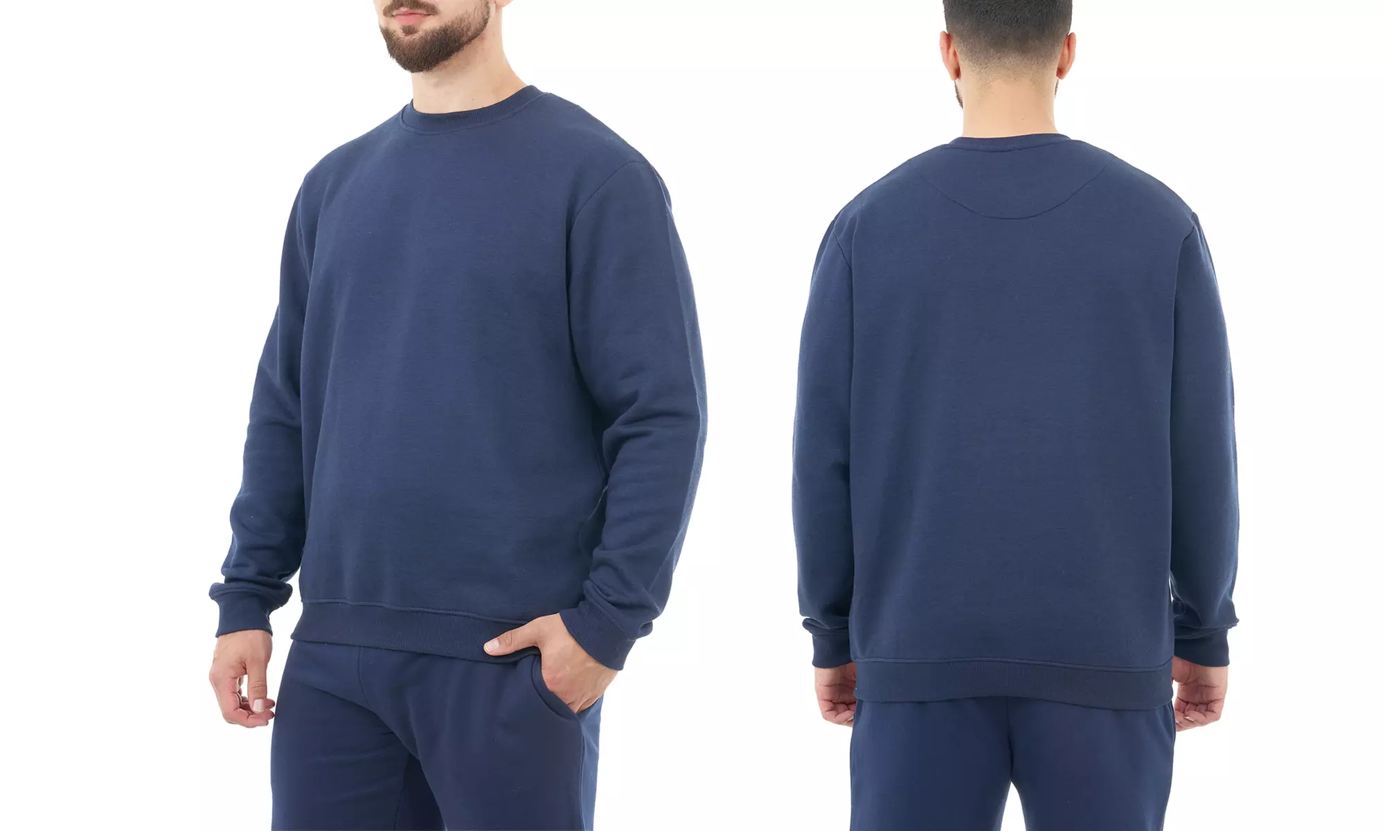 Classic Crew Neck Long Sleeve Pullover Sweatshirt Jumper