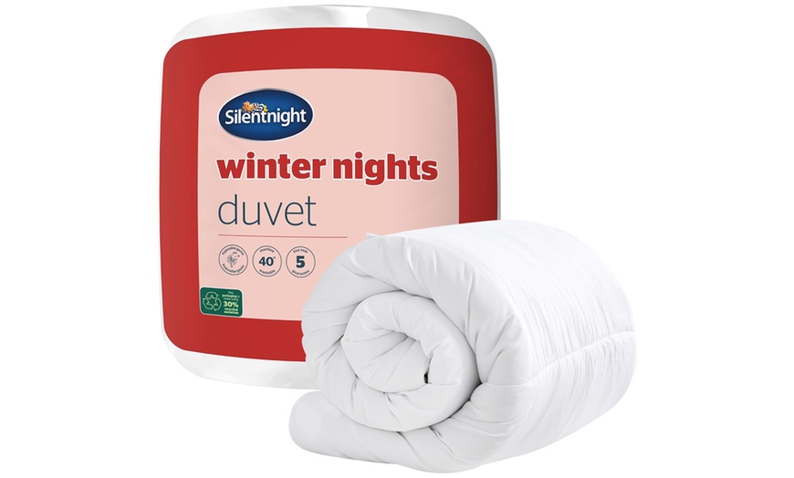 Image 1: Silentnight Winter Nights Duvet - Double Size, 13.5 Tog