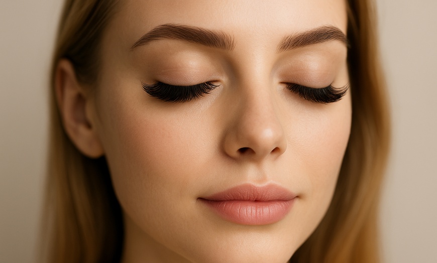 Image 1: Classic Eyelashes, Brow Threading Gel Mani-Pedi for a Stunning Look!