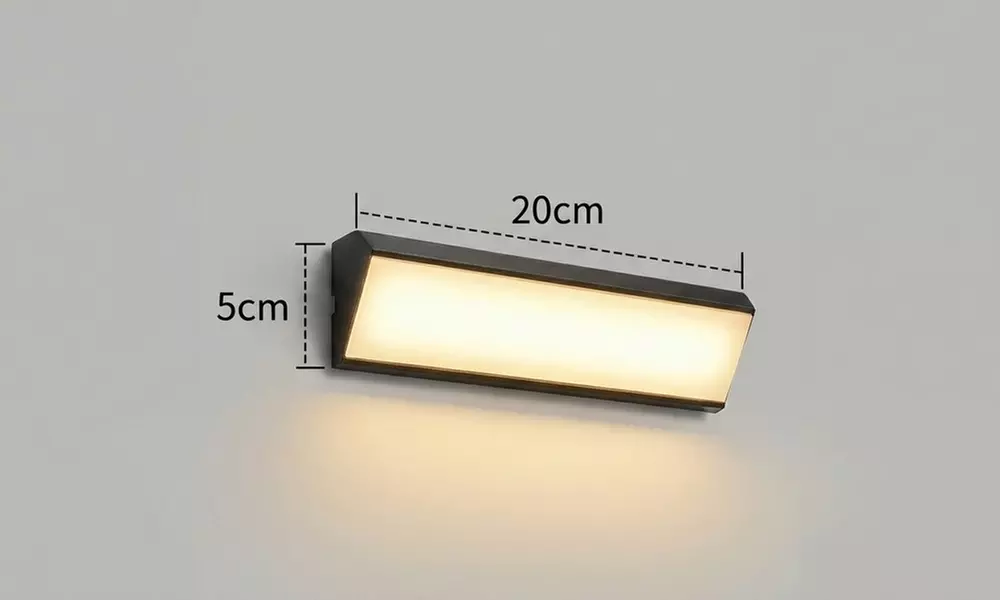 Solar Outdoor Wall Light with Intelligent Sensor