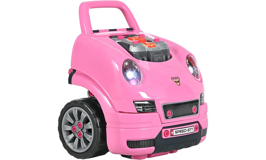 Image 2: HomCom Kids' Truck Engine Toy Sets