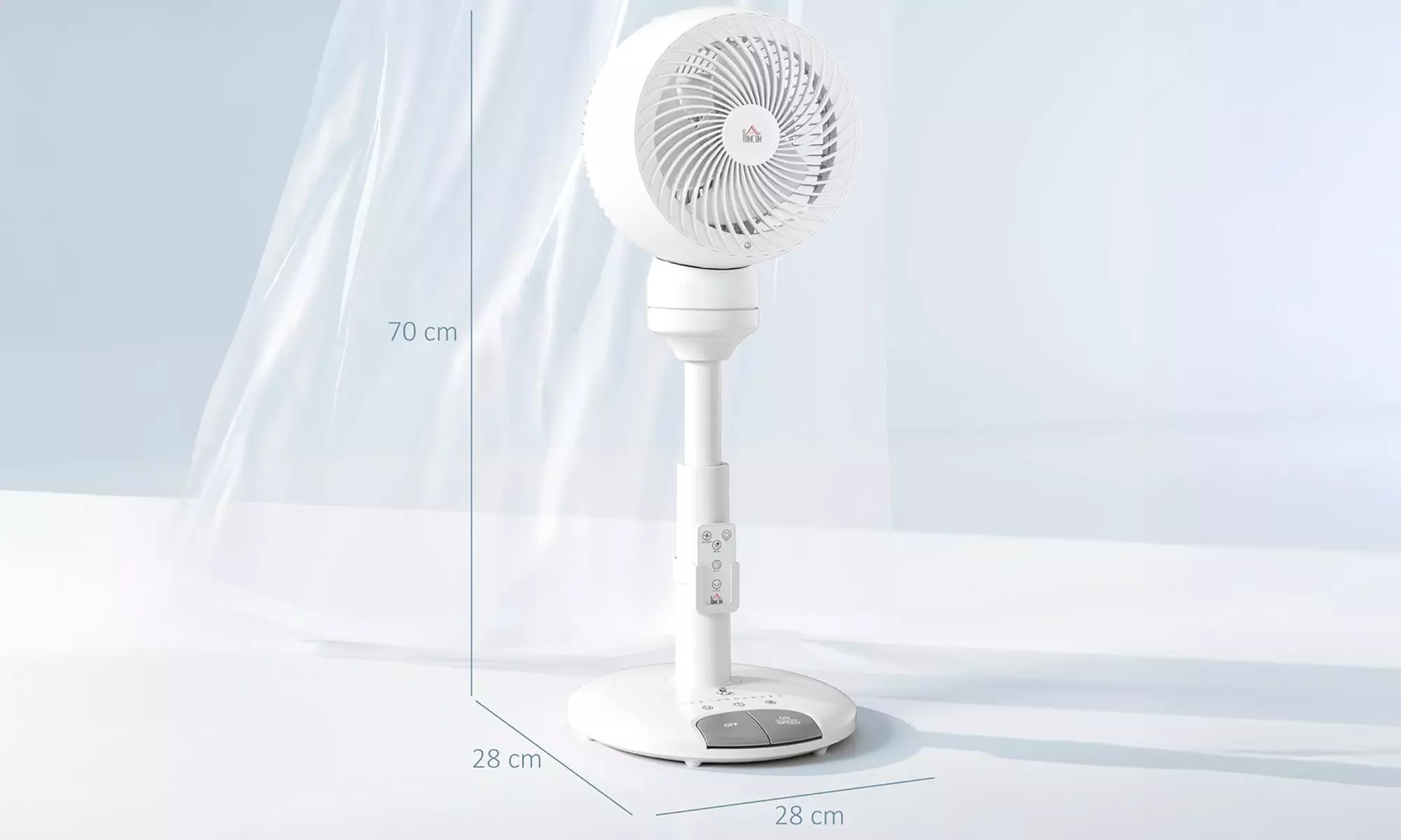 HomCom 3 Speed Air Circulator Fan