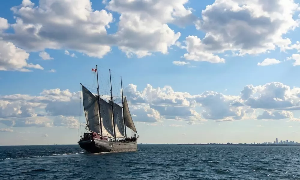 Lake Ontario Cruise on Tall Ship Kajama with Skyline Views