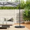 Image 5: Rotatable Square Cantilever Umbrella with Fillable Base