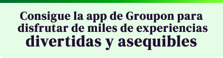 Consigue la app de Groupon