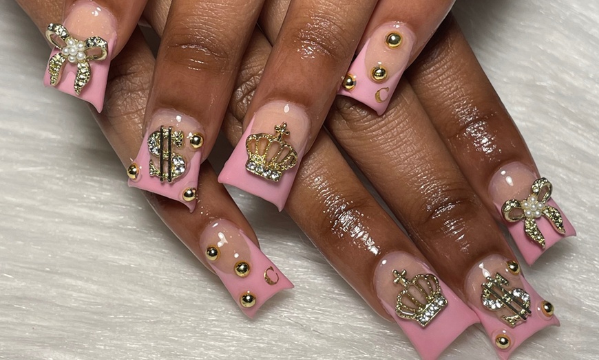 Image 2: Custom Freestyle Nail Sets in Short, Medium, or Long Lengths 