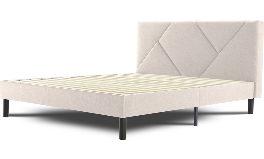 Image 5: Gepolsterter Bettrahmen 