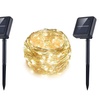 Image 5: 22-Meter 200 LED Solar-Powered String Fairy Lights (1-,2-, or 3-Pack)