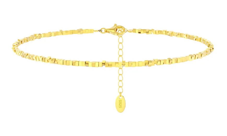 Image 4: Bracelet de cheville en argent