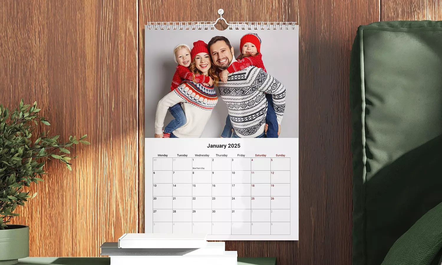 Personalised Photo Calendar from Printerpix