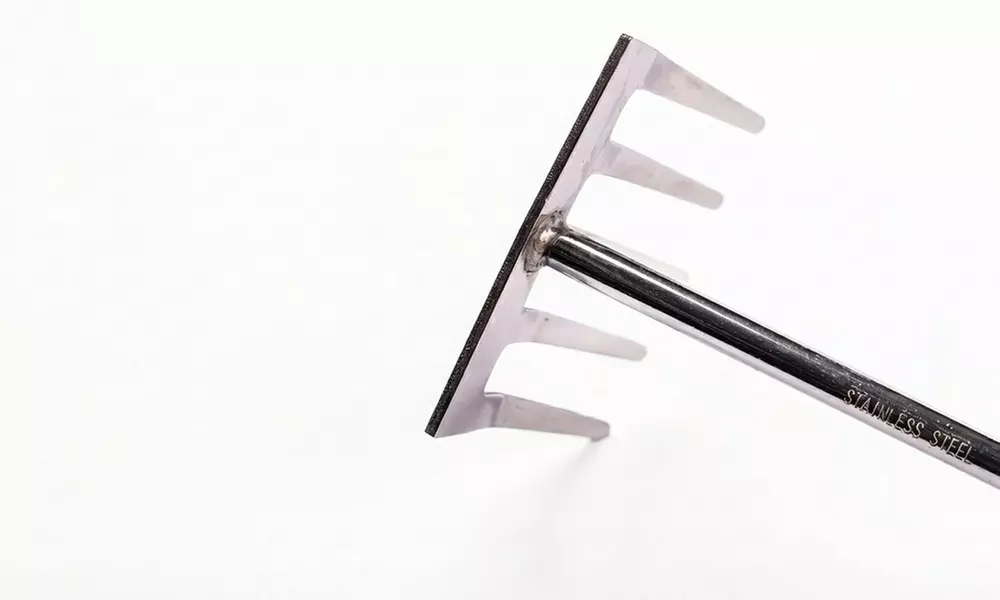 5-Piece Garden Hand Tool Set - Stainless Steel with Soft Grip Handles