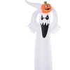 Image 4: HomCom Halloween Inflatable Decorations, Ghosts and Skeletons