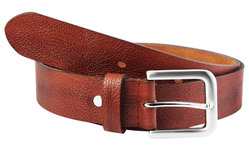 Image 7: Ceinture en cuir Leonardo Verrelli