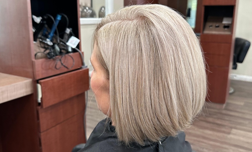 Image 2: Haircut w/ Deep Condition, Blow-Dry & Highlights or Ombre or Balayage