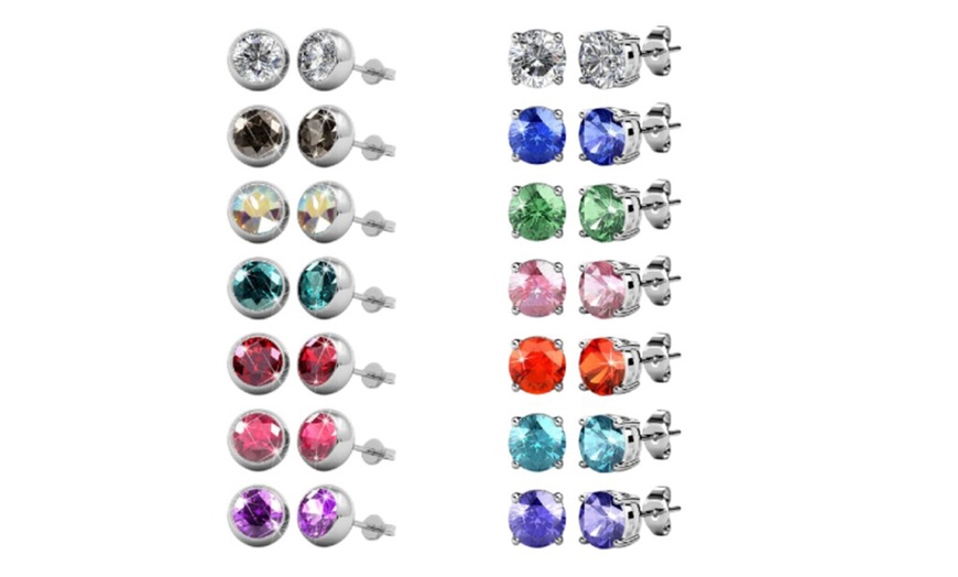 Image 2: 1, 2, 3 of 4 sieradensets met Oostenrijkse kristallen of parels