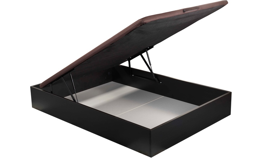 Image 2: Canapé Abatible Altura 32cm ENVIO, MONTAJE Y RECOGIDA ANTIGUO GRATIS, Gran Capacidad, Madera, Tapa 3D,Wengué