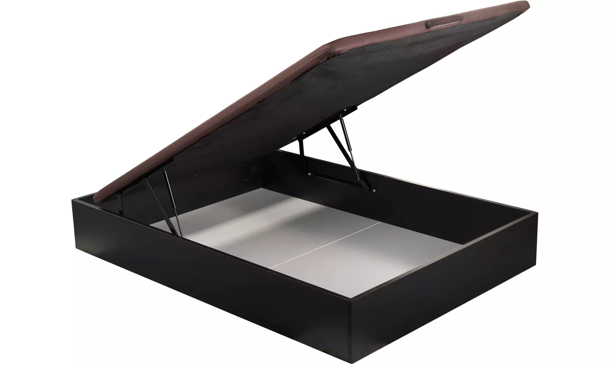 Canapé Abatible Altura 32cm ENVIO, MONTAJE Y RECOGIDA ANTIGUO GRATIS, Gran Capacidad, Madera, Tapa 3D,Wengué