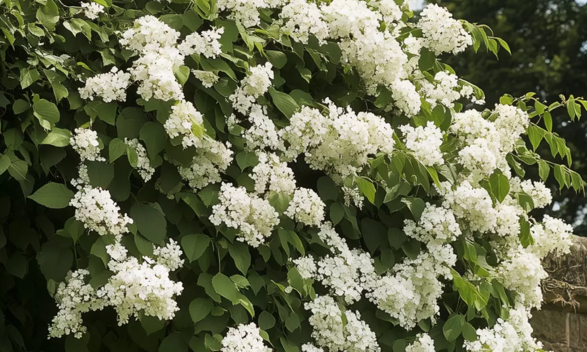 2 hortensias Petiolaris de Rootz - Primary Image