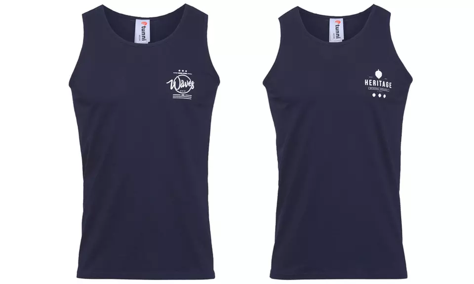 Pack de 2 débardeurs en coton imprimés - Image 4