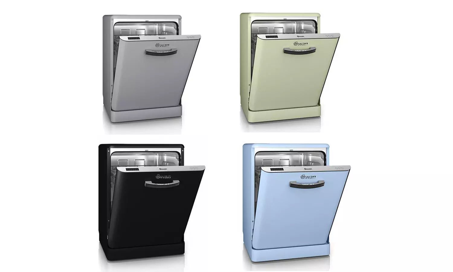 Swan Retro Dishwasher for £459.98 With Free Delivery (54% Off) - Primary Image