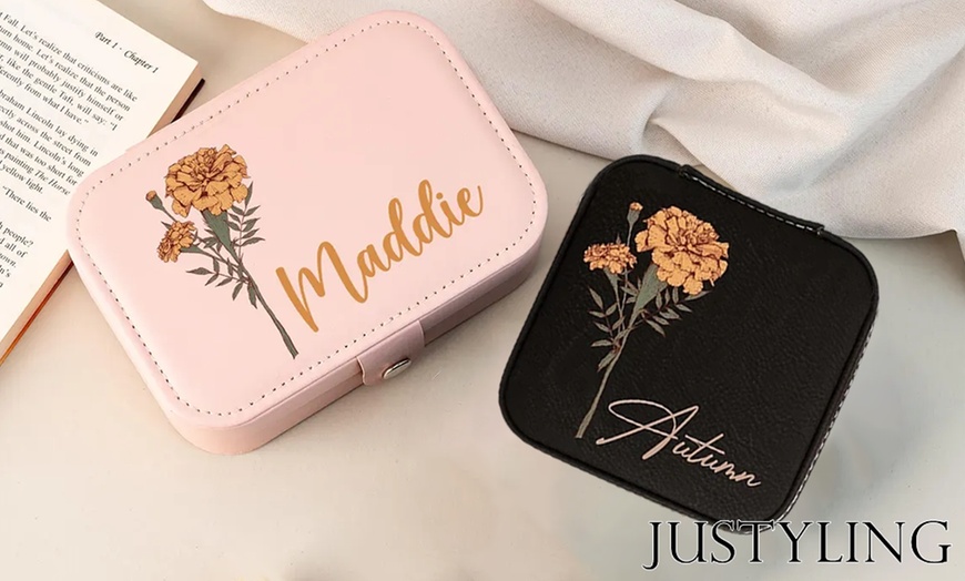 Image 14: Custom PU Leather Jewelry Box in Multiple Styles & Colors Up to 81% Off